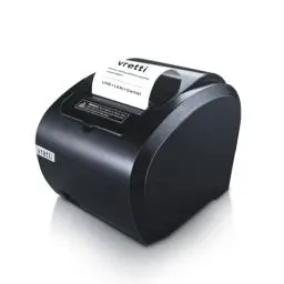 Produktbild: vretti Thermodrucker Bondrucker 80mm, Thermo-Etikettendrucker mit USB Serial LAN Port - Supermarkt-Küchen-POS-Drucker mit ESC/POS-Befehlsunterstützung