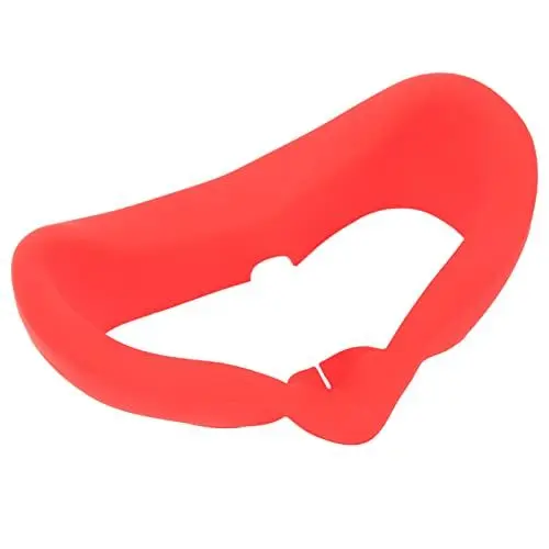 Produktbild: VR-Gesichtsabdeckung aus Silikon für Pico Neo3 – Schweißfest, Lichtbeständig, Waschbar – Bessere Sicht – Weiches Silikon – Gesichtspolster für Pico Neo3 – VR-Brille (Rot)