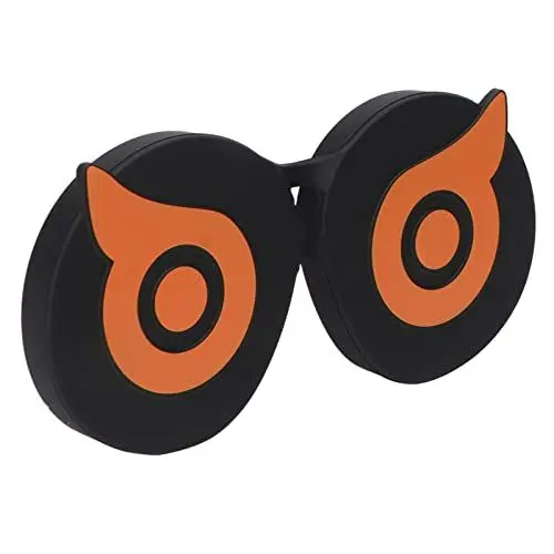 Produktbild: VR-Objektivschutz, Weich, Professionell, Einfache Installation, VR-Objektivabdeckung, Niedliche Eulenform, Hautfreundlich für VR-Brillen (Orange)