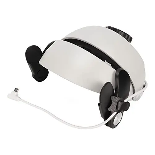 Produktbild: VR-Stirnband für Quest 2 Entertainment, 300-mAh-Akku mit Hoher Kapazität für Lange Lebensdauer, Solides Design mit Runder Haube, Kann für die Tägliche Unterhaltung