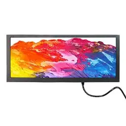 Produktbild: VSDISPLAY Portable Gaming Monitor mit Lautsprechern, 31,2 cm (12,3 Zoll) 1920 x 720 FHD 600 NIT IPS Weit Bar Bildschirm, HDMI USB VGA Videoeingabe, mit Stromversorgung 12 V DC