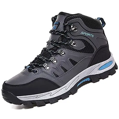 Produktbild: VTASQ Wanderschuhe Herren Damen Trekkingschuhe Leichte Outdoor Trekkingschuhe Knöchel Schuhe Herren Sneaker Ultralight Sportschuhe für Camping grau 43EU