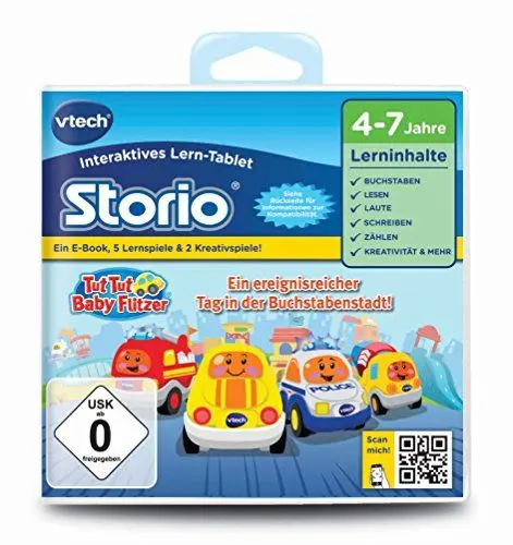 Produktbild: Vtech 80-232504 - Storio 2 Lernspiel TUT Baby Flitzer, Buchstabenstadt