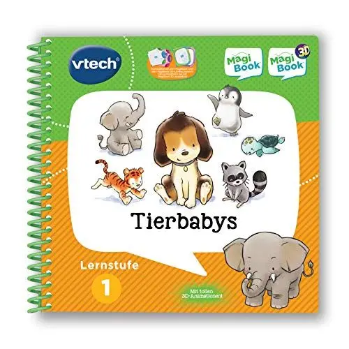 Produktbild: VTech 80-480004 Lernstufe 1 - Tierbabys Magibook·· Lernbuch·· Lernbücher