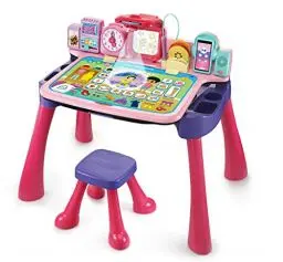 Produktbild: VTech 80-540954 5-in-1 Magic Desk pinker Gaming-Schreibtisch, deutsche Sprache