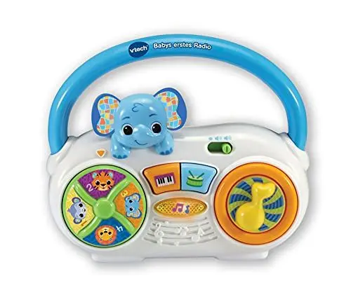 Produktbild: VTech Baby Babys erstes Radio – Spielradio mit verschiedenen Instrumenten und Musikstilen – Tiere, Zahlen und Geräusche kennenlernen – Für Kinder von 6-36 Monaten