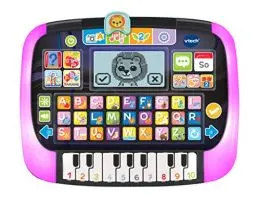 Produktbild: VTech Baby Lern- und Musiktablet – Sprechendes, musikalisches Tablet mit 12 Lernaktivitäten und leuchtendem Rahmen – Zum Lernen von Wörtern, Buchstaben, Zahlen – Für Kinder von 2-5 Jahren, Bunt