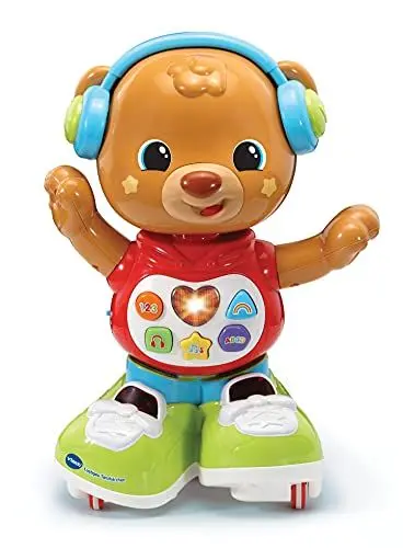 Produktbild: VTech Baby Lustiges Tanzbärchen – Interaktiver, motorisierter Bär zum Krabbeln, Tanzen und hinterherlaufen – Mit Musik und Lerninhalten – Für Kinder von 12-36 Monaten(Exklusiv bei Amazon)