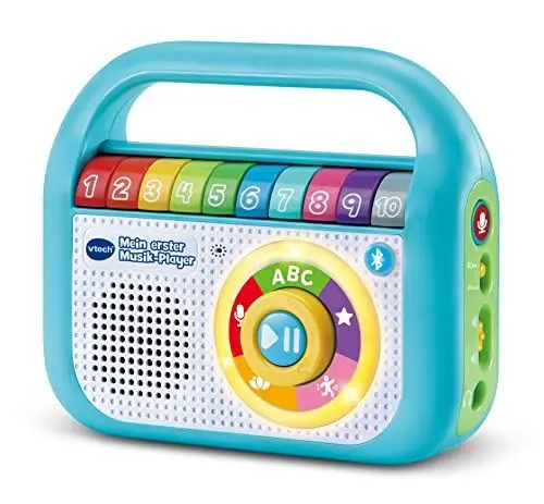 Produktbild: Vtech Baby Mein erster Musik-Player – Mit 40 Liedern, Bluetooth- und Aufnahmefunktion – Für Kinder von 2-5 Jahren