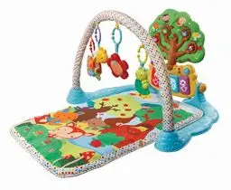 Produktbild: VTech Baby Musik-Spieldecke – Babydecke mit Spielbogen – Mit 4 abnehmbaren Spielelementen, bunten Klaviertasten und Melodien – Für Kinder von 0-24 Monaten