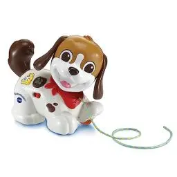 Produktbild: VTech Baby Spazier-Hündchen – Interaktiver Spielzeughund mit Musik und Schnur zum Hinterherziehen – Für Kinder von 12-36 Monaten