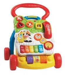 Produktbild: VTech Baby Spiel- und Laufwagen Special Edition – Lauflernwagen mit regulierbarer Geschwindigkeit, Musik und abnehmbarem Spielboard – Für Kinder von 12-36 Monaten