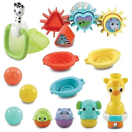 Produktbild: VTech Baby - Babys Badeset – 6-teiliges Badeset für abwechslungsreichen Badespaß in der Badewanne – Für Kinder von 1-5 Jahren