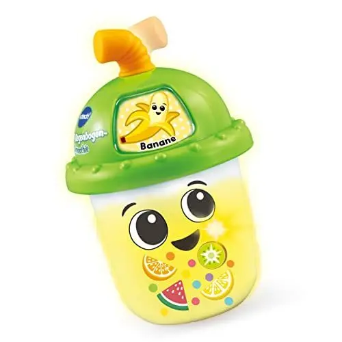 Produktbild: VTech Baby - Babys Regenbogen-Smoothie – Lustiger Rassel-Smoothiebecher mit Lerninhalten zu Farben, Früchten sowie Ursache und Wirkung – Für Kinder von 6-36 Monaten