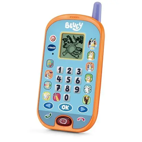 Produktbild: VTech Bluey Lernhandy – Mit den Originalstimmen von Bluey und Bingo und spannenden Lernspielen – Für Kinder von 3-6 Jahren