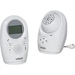 Produktbild: VTech Digitales Audio-Babyphon DM1212 – DECT-Technologie, Gegensprechfunktion, Geräuschpegelanzeige, Temperatursensor, Sternenhimmel-Nachtlicht u. v. m. – Mit Eltern- und Babyeinheit