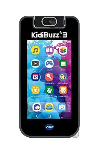 Produktbild: Vtech KidiBuzz 3 – Multifunktions-Messenger für Kinder – Mit sicherem Internetbrowser, Lernspielen, Nachrichtenapp, Kamera, Multimedia-Player u. v. m. – Für Kinder von 5-12 Jahren