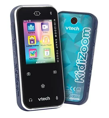Produktbild: VTech KidiZoom Snap Touch – Kinderkamera im Smartphone-Format mit Touchscreen, Selfie- und Videofunktion, Effekten, Spielen und vielem mehr – Für Kinder von 6-12 Jahren