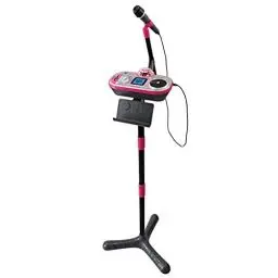 Produktbild: VTech Kidi Super Star DJ Studio pink – 10-in-1 Karaokespielzeug mit Mikrofon, abnehmbarem DJ-Mischpult und vielen Effekten zum Bearbeiten der Musik – Für Kinder von 6-12 Jahren