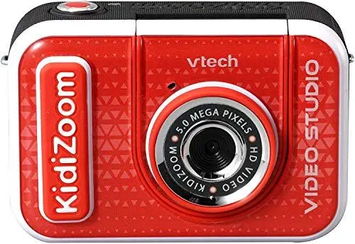 Produktbild: Vtech Kidizoom Video Studio HD rot – Kinderkamera mit Greenscreen, Stativ, Effekten, Selfielinse und vielem mehr – Für Kinder von 5-12 Jahren