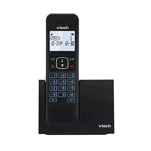 Produktbild: VTech LS1000 DECT Schnurlostelefon Telefon Schnurlos mit innovativer Ladestation, Anrufererkennung/Anklopffunktion, Freisprechfunktion, Display und Tastatur mit Hintergrundbeleuchtetes, ECO-Modus