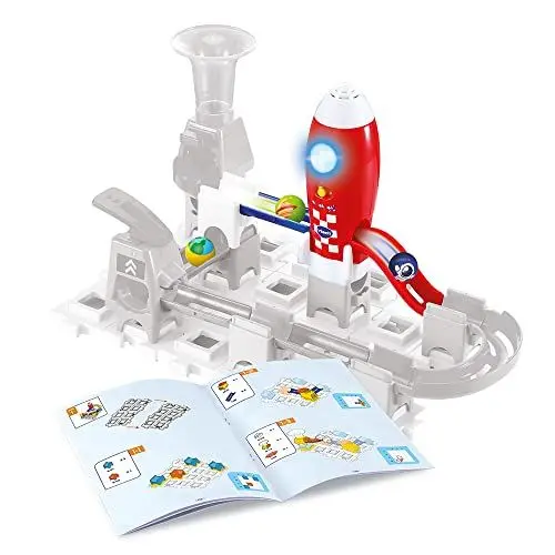 Produktbild: VTech Marble Rush - Erweiterung Lights and Sounds-Rakete – Interaktives Kugelbahn-Erweiterungsset mit Rakete – Kompatibel mit Allen Marble Rush Sets – Für Kinder von 4-12 Jahren