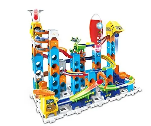 Produktbild: Vtech Marble Rush - Rocket Set M100 E – Interaktive Murmelbahn mit spannenden Bahnelementen, verschiedenen Aufbaumöglichkeiten und Licht- und Soundeffekten – Für Kinder von 4-12 Jahren