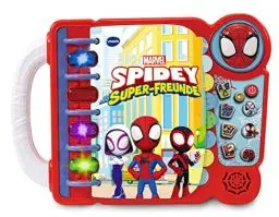 Produktbild: Vtech Spidey und Seine Super-Freunde - Abenteuerbuch – Interaktives Buch zum Lernen von Buchstaben, Gegenständen Musik und Wörtern – Für Kinder von 3-6 Jahren