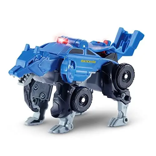 Produktbild: VTech Switch and Go OneClick-Mini-Wolf – Wolf-Auto-Transformer – 2-in-1 Spielzeug mit Geräusch- und Lichteffekten – Für Kinder von 3-8 Jahren