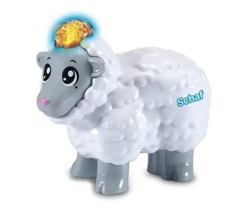 Produktbild: Vtech Tip Tap Baby Tiere - Schaf – Interaktives Spielzeug mit Licht und Musik für fantasievolle Rollenspiele – Für Kinder von 1-5 Jahren