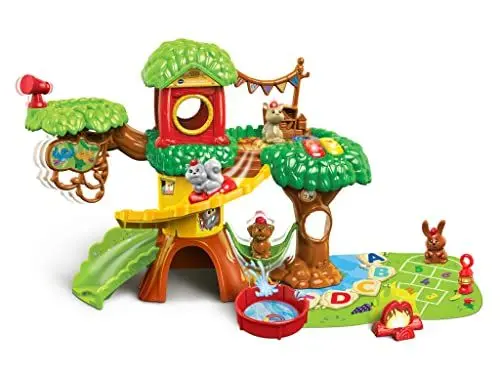 Produktbild: VTech Tip Tap Baby Tiere - Waldspielplatz – Interaktives Spielset mit leuchtenden Tasten, Rutschkissen, Liane, Hängematte, Tierfiguren und mehr – Für Kinder von 1-5 Jahren