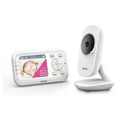 Produktbild: Vtech Babymonitor VM3255 – Video-Babyphon mit beweglicher Kamera – Klarer Sound, 2,8