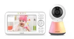 Produktbild: VTech VM5254 Baby Monitor with Camera WiFi 5 Inch Video Baby Monitor, LCD Colour Screen and Night Vision Function with Intercom Function Lullabies and Night Light