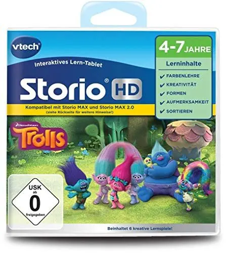 Produktbild: Vtech 80-271004 - Storio Max-Lernspiel Trolls HD