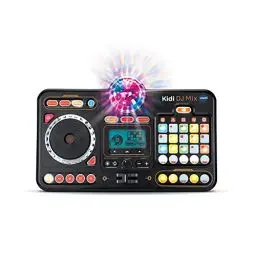 Produktbild: VTech Kidi DJ Mix – 10-in-1 DJ-Mischpult mit Jog-Wheel und vielen Effekten zum Bearbeiten der Musik – Für Kinder von 6-12 Jahren, Schwarz