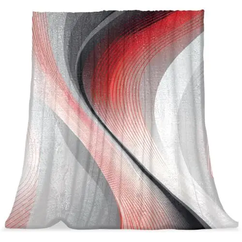 Produktbild: VTGHDEEQ Überwurfdecken für Frauen,Couchdecken und Überwürfe,Abstrakter moderner Stil geometrisch,59x78.7 in
