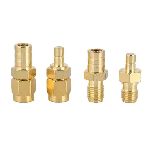 Produktbild: VTOSEN SMA zu SMB Adapter, DAB Autoradio Antenne SMB Adapter, SMA Stecker RF Konverter 4 Kit für DAB Radio Antenne Aerial Pigtail Kabel