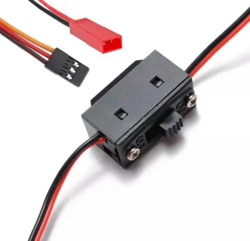 Produktbild: VUNIVERSUM 1x Stück Premium Schalterkabel Power Schalter Kabel JST Stecker auf JR RX An/Aus RC Powerschalter für Empfänger Lipo Akku Batterie Switch Qualität Modellbau