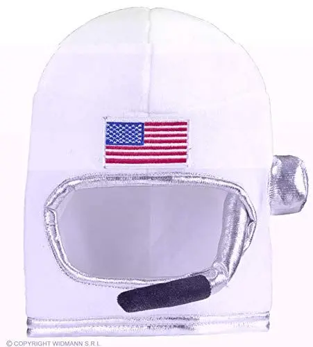 Produktbild: W WIDMANN MILANO Party Fashion - Astronautenhelm für Kinder, Stoffhut, Nasa, Weltall, Spaceman, Raumfahrer, Raumpilot