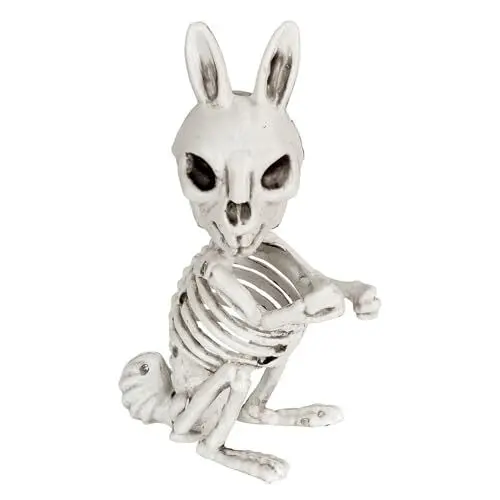 Produktbild: W WIDMANN MILANO Party Fashion 10991 - Hasen-Skelett, 16 cm, Dekoration, Skelett, Horror, Halloween, Mottoparty