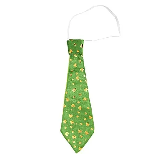 Produktbild: W WIDMANN MILANO Party Fashion 1159T - Krawatte St. Patricks day, Kleeblatt, Fasching, Karneval, Mottoparty