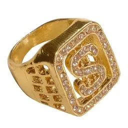 Produktbild: W WIDMANN MILANO Party Fashion 2112P - Strass $ Ring, Schmuck, Dollar-Ring, Motto-Party, Karneval