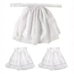 Produktbild: W WIDMANN MILANO Party Fashion 67651 - Jabot mit 2 Manschetten, weiß, Vampir, Edelmann, Accessoires zu Faschingskostüme, Karneval