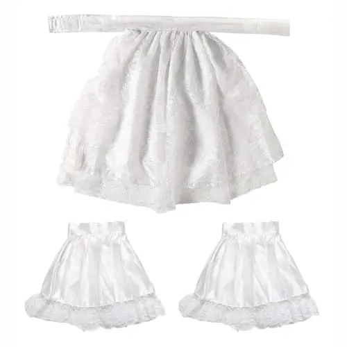 Produktbild: W WIDMANN MILANO Party Fashion 67651 - Jabot mit 2 Manschetten, weiß, Vampir, Edelmann, Accessoires zu Faschingskostüme, Karneval