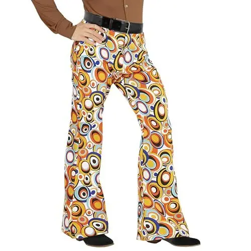 Produktbild: W WIDMANN MILANO Party Fashion - 70er Jahre Herrenhose, Disco Style, Schlaghose, Faschingskostüme
