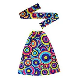 Produktbild: W WIDMANN MILANO Party Fashion - Hippie Set 60er / 70er Jahre, Stirnband und Stulpen, Hippie, Reggae, Flower Power