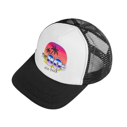 Produktbild: W WIDMANN MILANO Party Fashion - Basecap 80er, Kopfbedeckung, Fasching, Karneval, Mottoparty