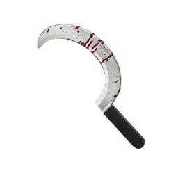 Produktbild: W WIDMANN MILANO Party Fashion - Blutige Waffe, circa 44 cm, Accessoire, Horror, Halloween, Mottoparty, Kostümzubehör