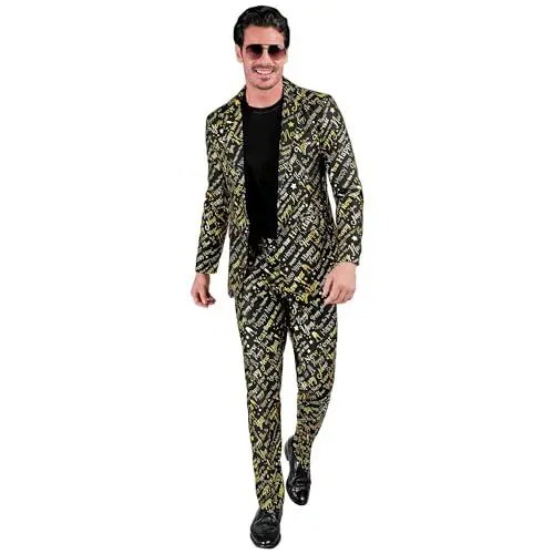 Produktbild: W WIDMANN MILANO Party Fashion - Happy New Year Anzug Herren, Jackett und Hose, Silvester, Neujahr