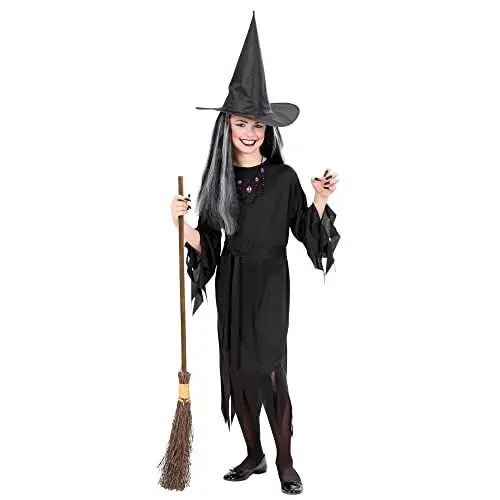 Produktbild: W WIDMANN MILANO Party Fashion - Kinderkostüm Hexe, Kleid & Hexenhut, Märchen, Magierin, Halloween Verkleidung
